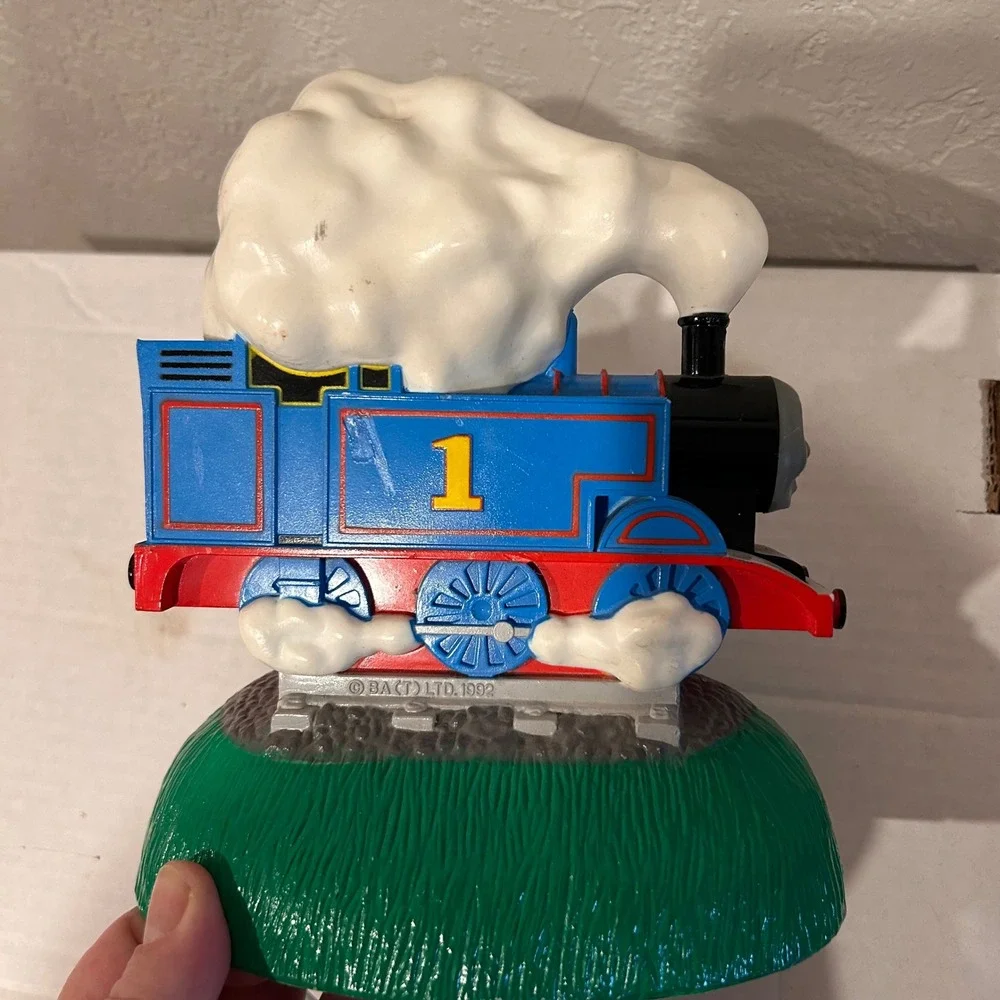 VTG 1992 Thomas the Tank Engine Train‎ Light Up Smoke Cloud Display Figurine